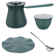 Small Pot + Small Trivet + 6 Cups + Spoon